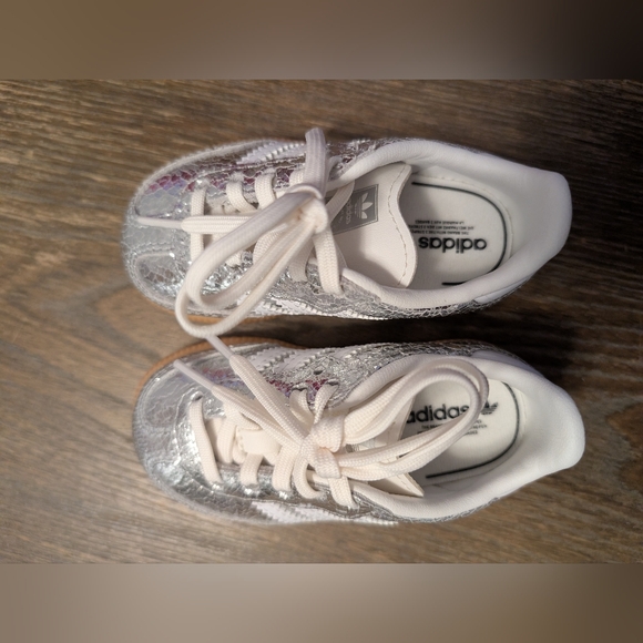 Adidas Samba Kids Silver Sneakers - Picture 4 of 5